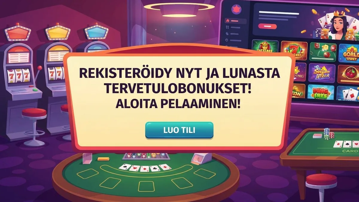 Rekisteröidy bonuksella